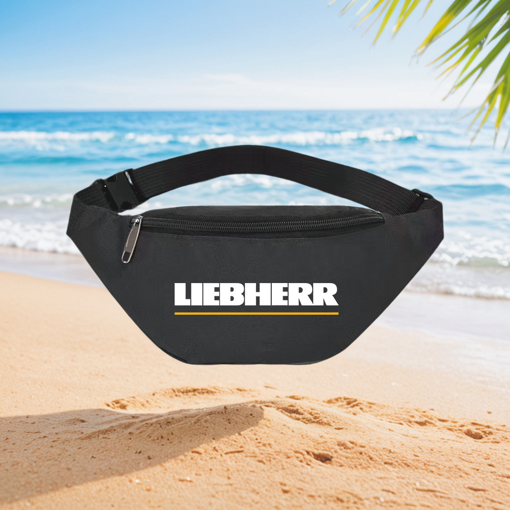 Street Fashion Brand Logo - Liebherr 로고 브랜딩 허리 백팩 크로스바디