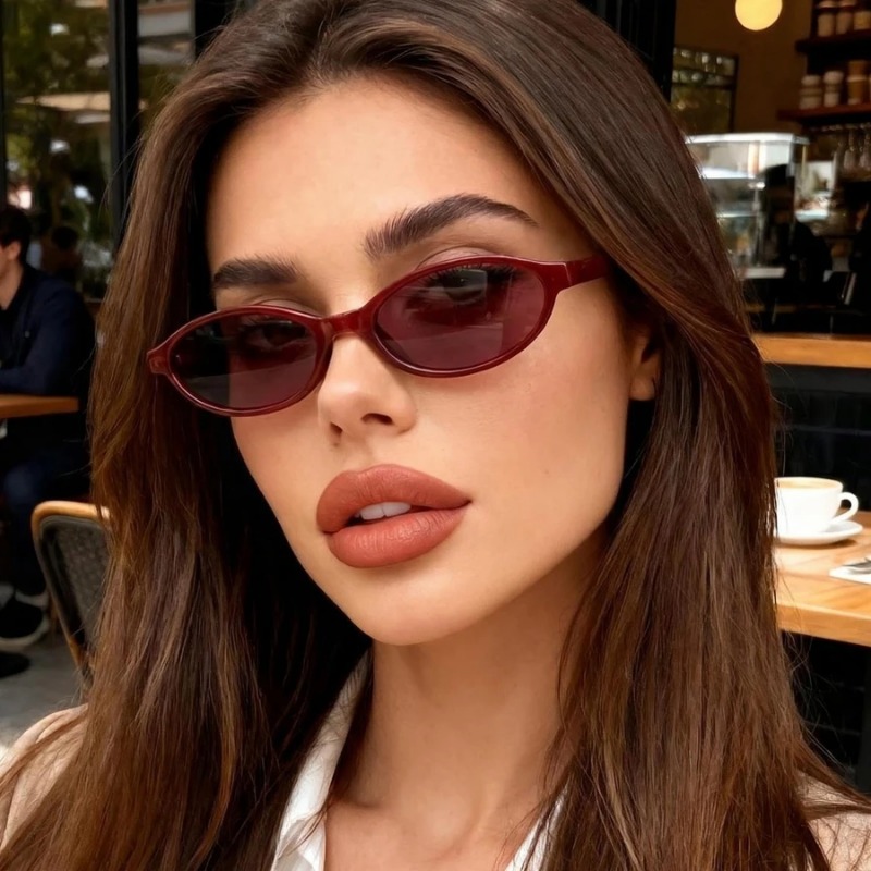 Street Fashion Glasses - 뉴 레트로 섹시 캣아이 선글라스 여성