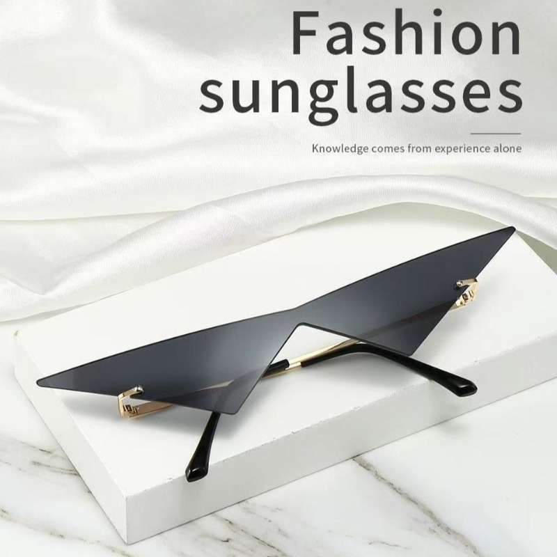 Street Fashion Glasses - 삼각형 선글라스 스트리트 아이웨어 파티 선글라스