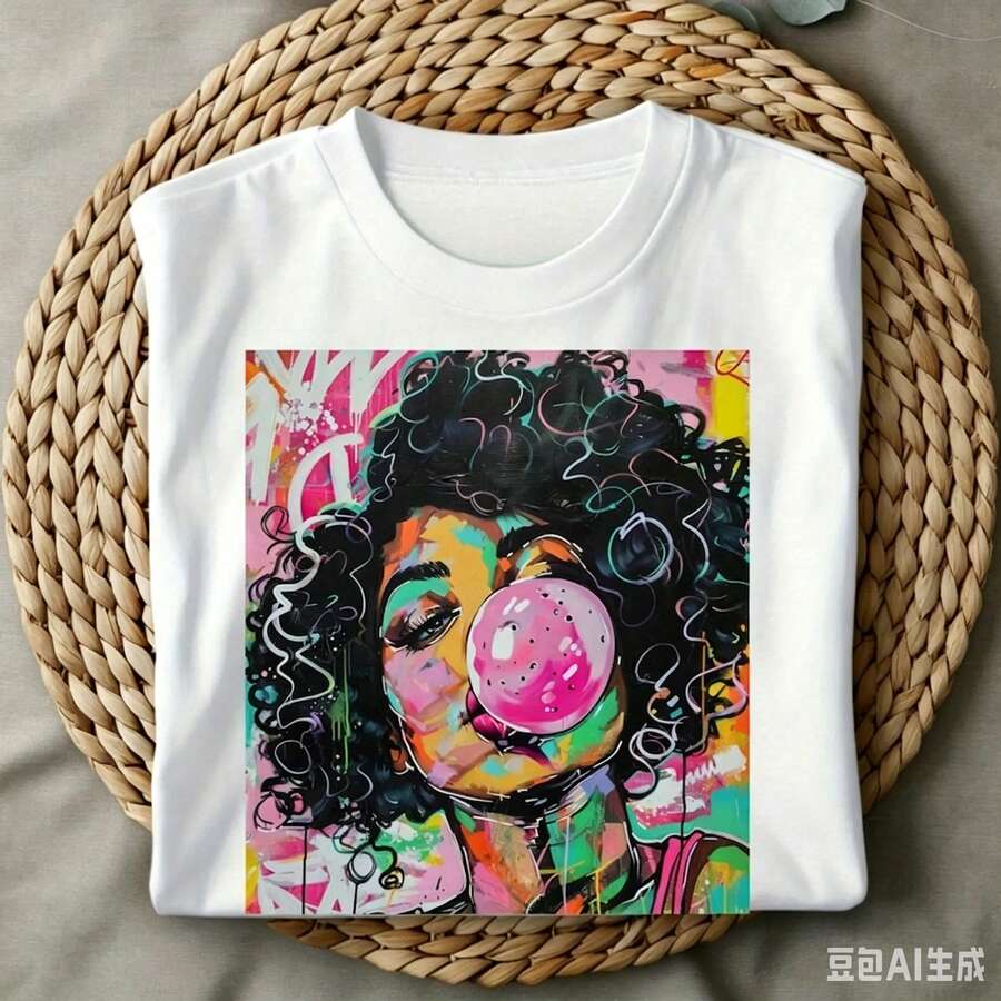 Street Fashion Trends 2026 - 펑키한 주말 분위기 팝 아트 곱슬머리