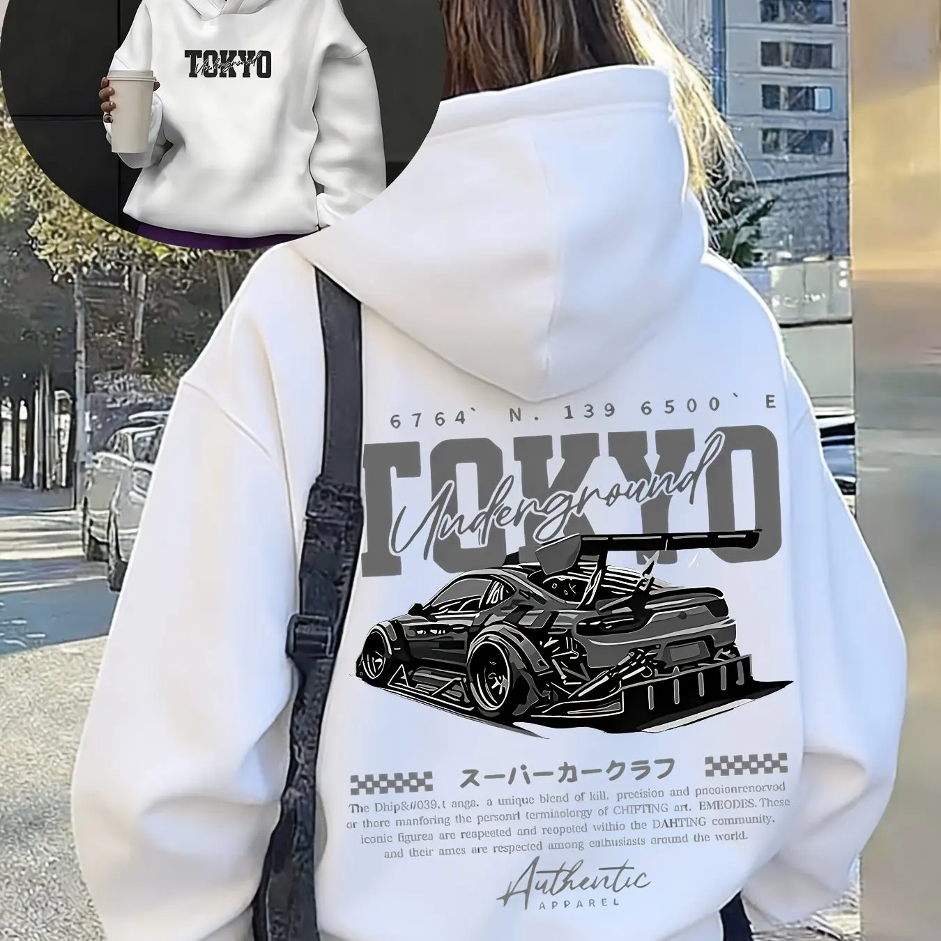 Street Fashion In Tokyo - 일본 스트리트웨어 후드티 남성용 도쿄 JDM