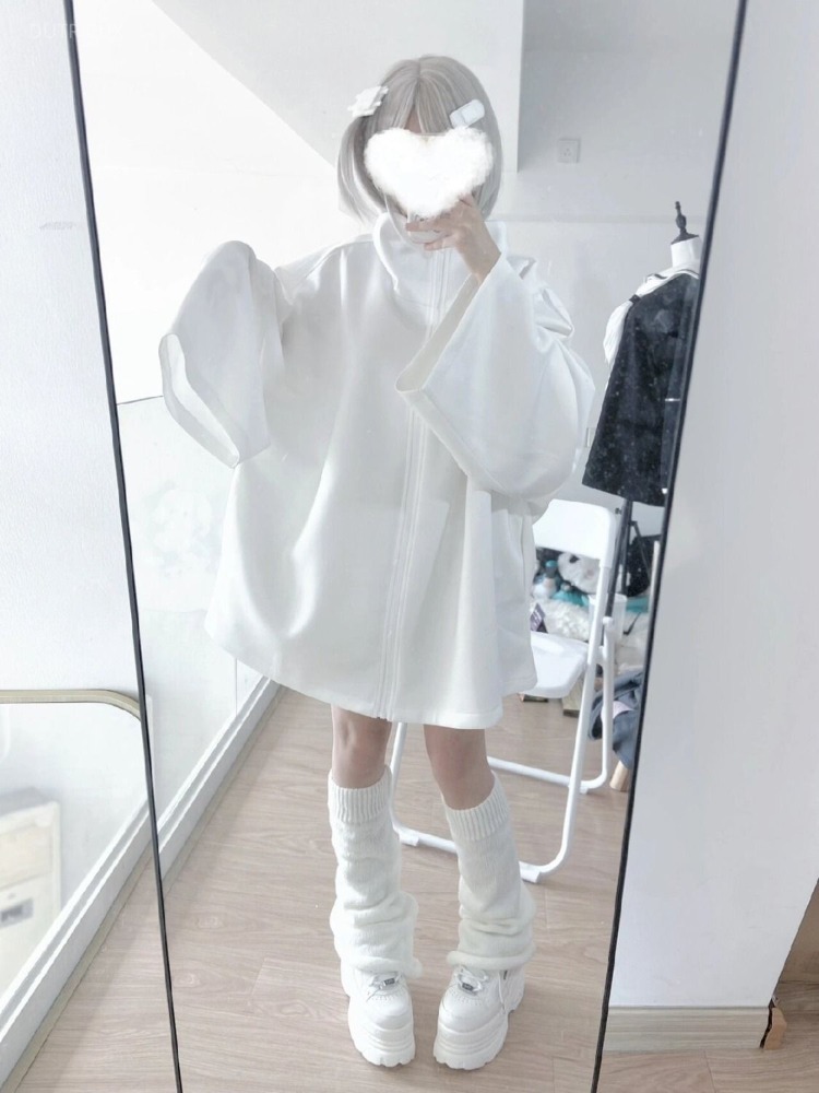 Street Fashion In Japanese - 2025 로파 무헤르 스트리트웨어 코트 여성용