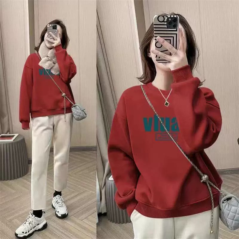 여성용 오버사이즈 크루넥 스웨트셔츠, 플리스 안감 두꺼 - Oversized Crewneck Fleece 리뷰 및 가격