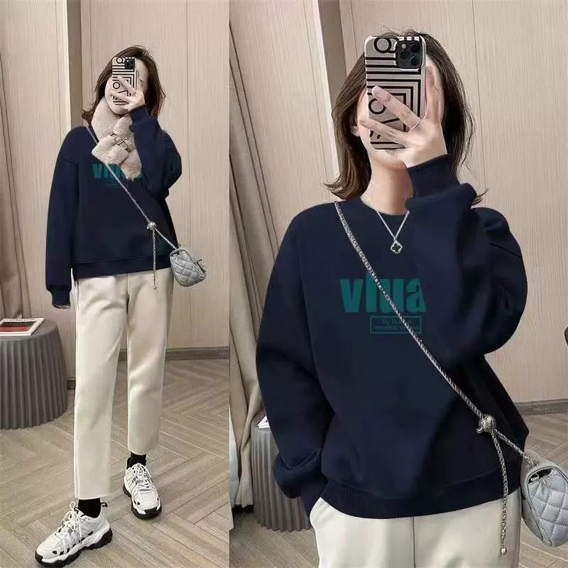 여성용 오버사이즈 크루넥 스웨트셔츠, 플리스 안감 두꺼 - Oversized Crewneck Fleece 리뷰 및 가격