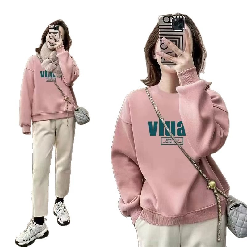 여성용 오버사이즈 크루넥 스웨트셔츠, 플리스 안감 두꺼 - Oversized Crewneck Fleece 리뷰 및 가격