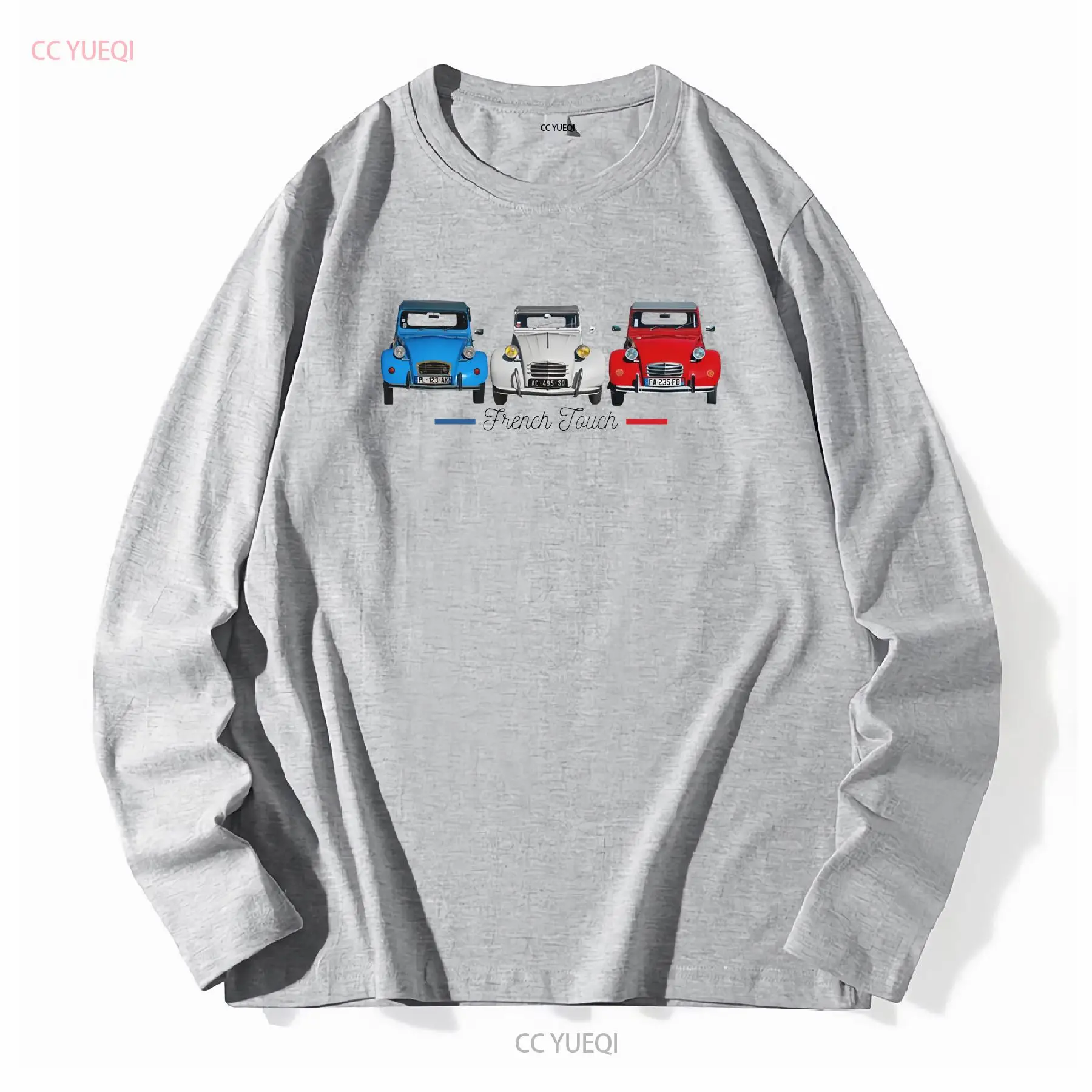 두 마리의 말 2 CV 티셔츠 남성용 면 프랑스 자동차 - French Street Fashion 리뷰 및 가격