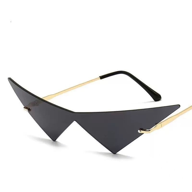 삼각형 선글라스 스트리트 아이웨어 파티 선글라스 여성용 - Street Fashion Glasses 리뷰 및 가격