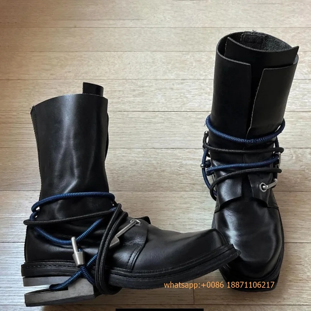 2025 라운드 발가락 금속 발 뒤꿈치 여성 부츠 가을 - Street Fashion Rome 2025 리뷰 및 가격