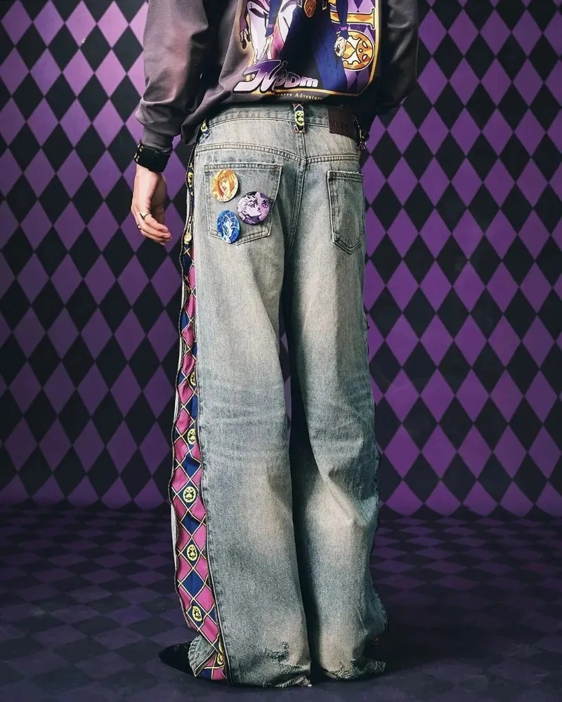 Y2K 스트리트웨어 남성 힙합 하라주쿠 2피스 세트 애 - Street Fashion Casual 리뷰 및 가격