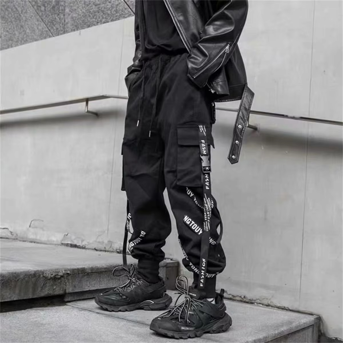 패션 새로운 카고 바지 남성 조깅 팬츠 남성 조깅 일본 - Street Fashion In Japanese 리뷰 및 가격