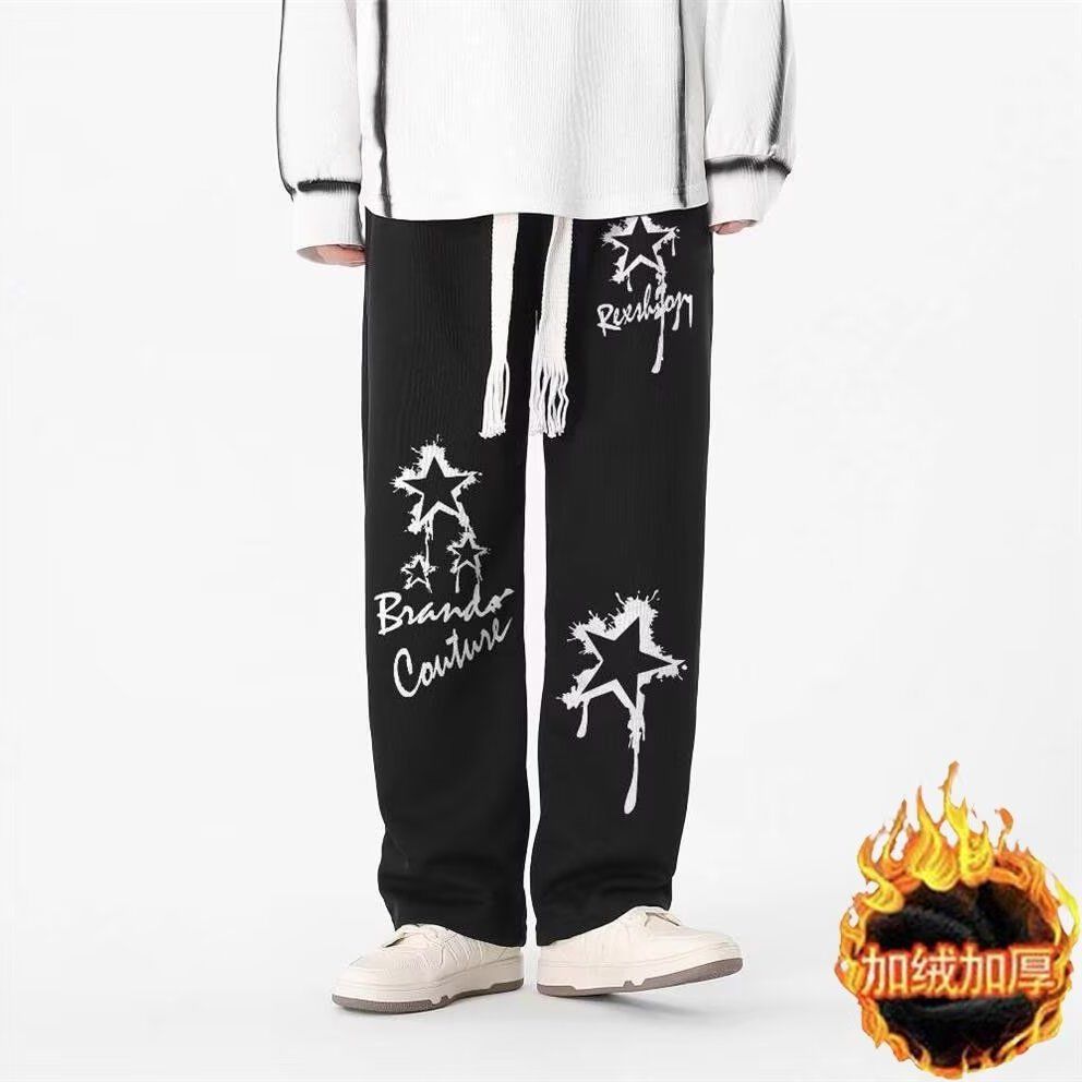 남성 의류 스트리트 댄스 낙서 캐주얼 바지 힙합 재즈  - Street Fashion Graffiti 리뷰 및 가격
