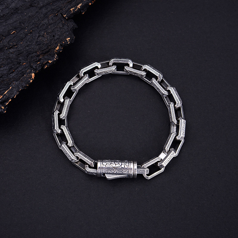 Viking Ouroboros 남성용 빈티지 펑크 팔찌 - Street Fashion Culture 리뷰 및 가격