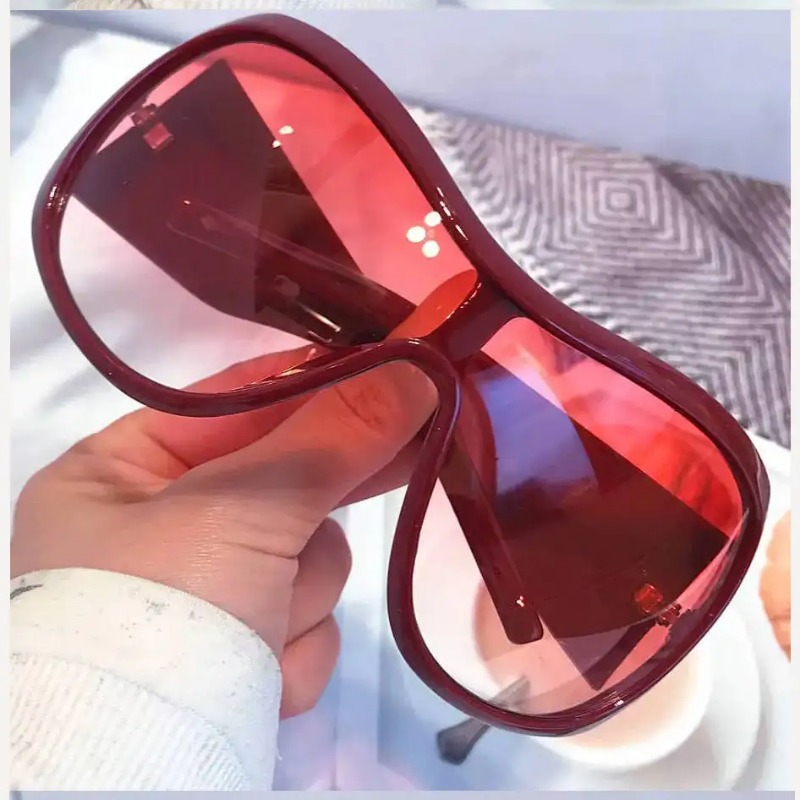 원피스 오버사이즈 Y2K 선글라스 여성용 남성용 빈티지 - Street Fashion Glasses 리뷰 및 가격