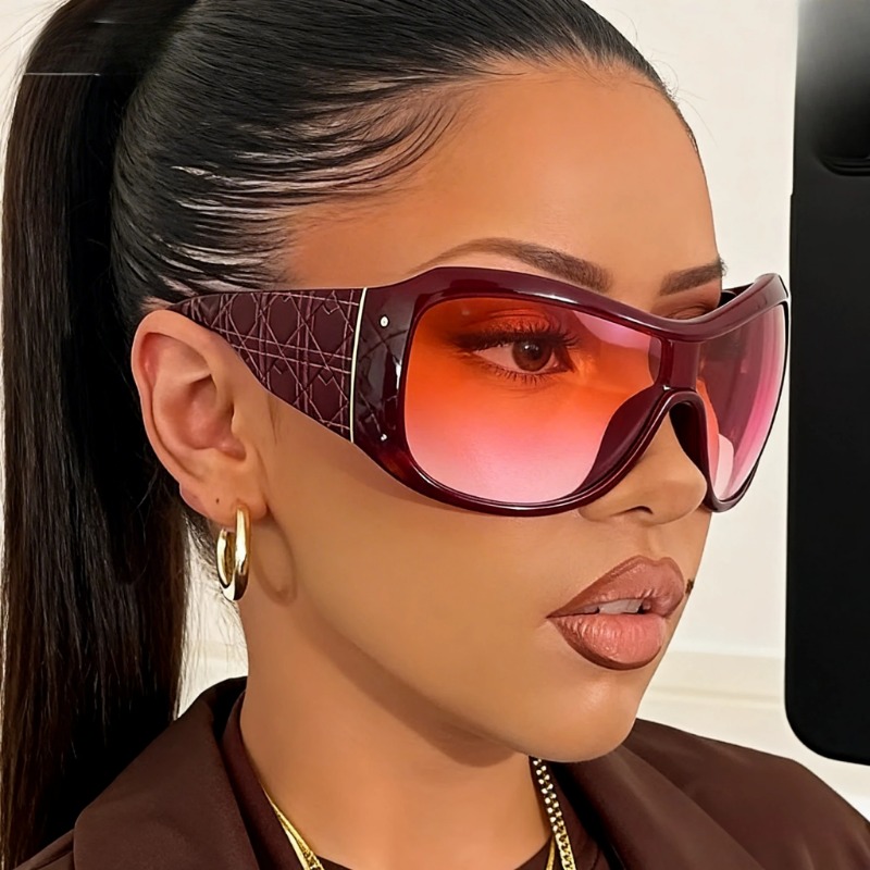 원피스 오버사이즈 Y2K 선글라스 여성용 남성용 빈티지 - Street Fashion Glasses 리뷰 및 가격