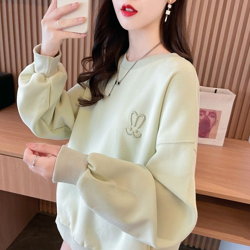 여성용 경량 오버사이즈 크루넥 스웨트셔츠 봄 가을 루즈 - Oversized Crewneck Fleece 리뷰 및 가격