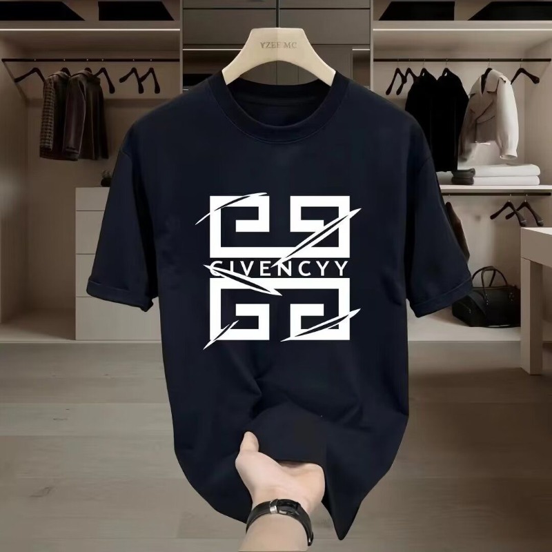 2026 남성용 GIVENCY 브랜드 로고 프린트 티셔 - Street Fashion Brand Logo 리뷰 및 가격