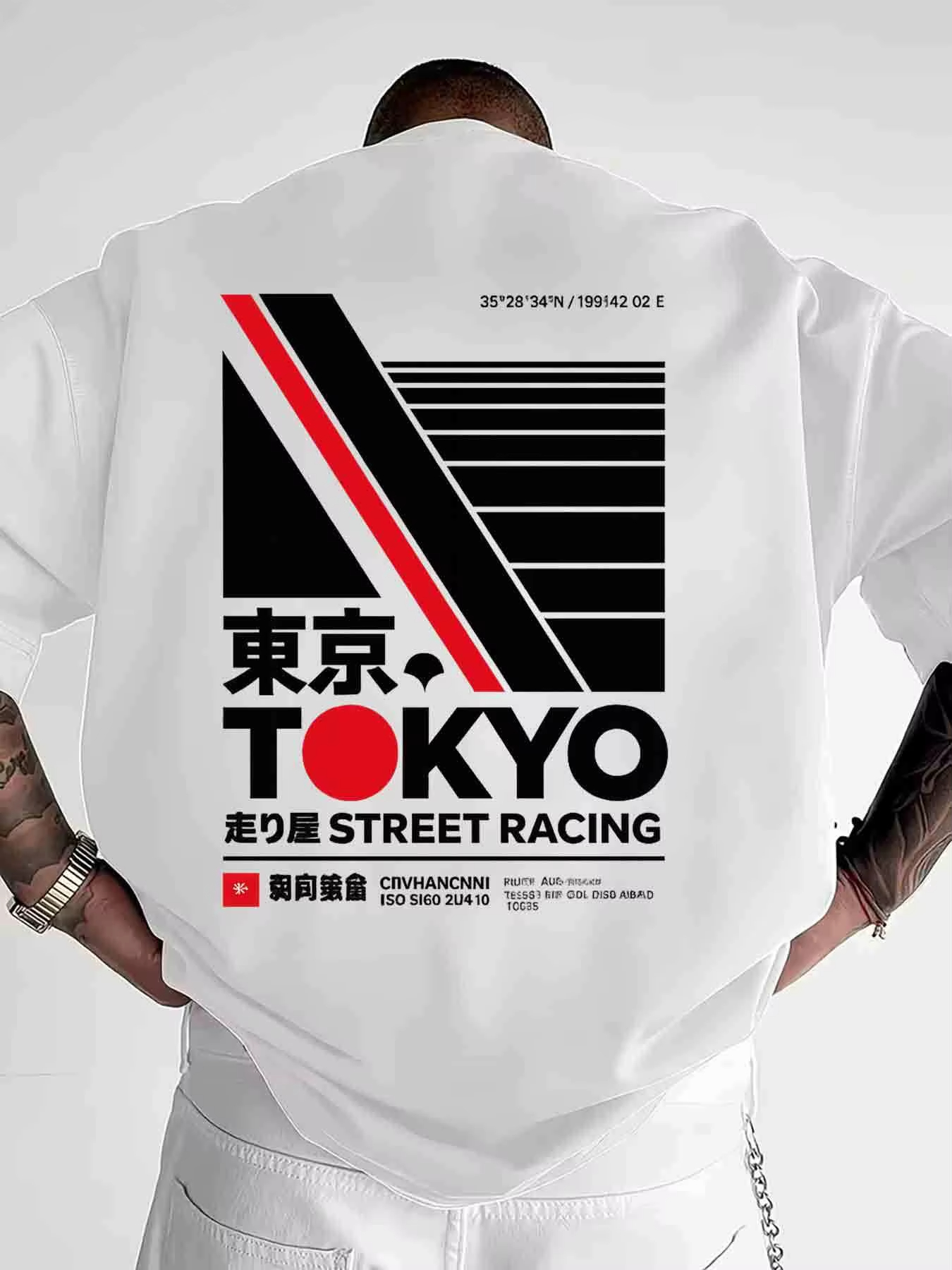 일본 도쿄 스트리트 스타일 프린트 티셔츠 Y2K 스트리 - Street Fashion In Tokyo 리뷰 및 가격