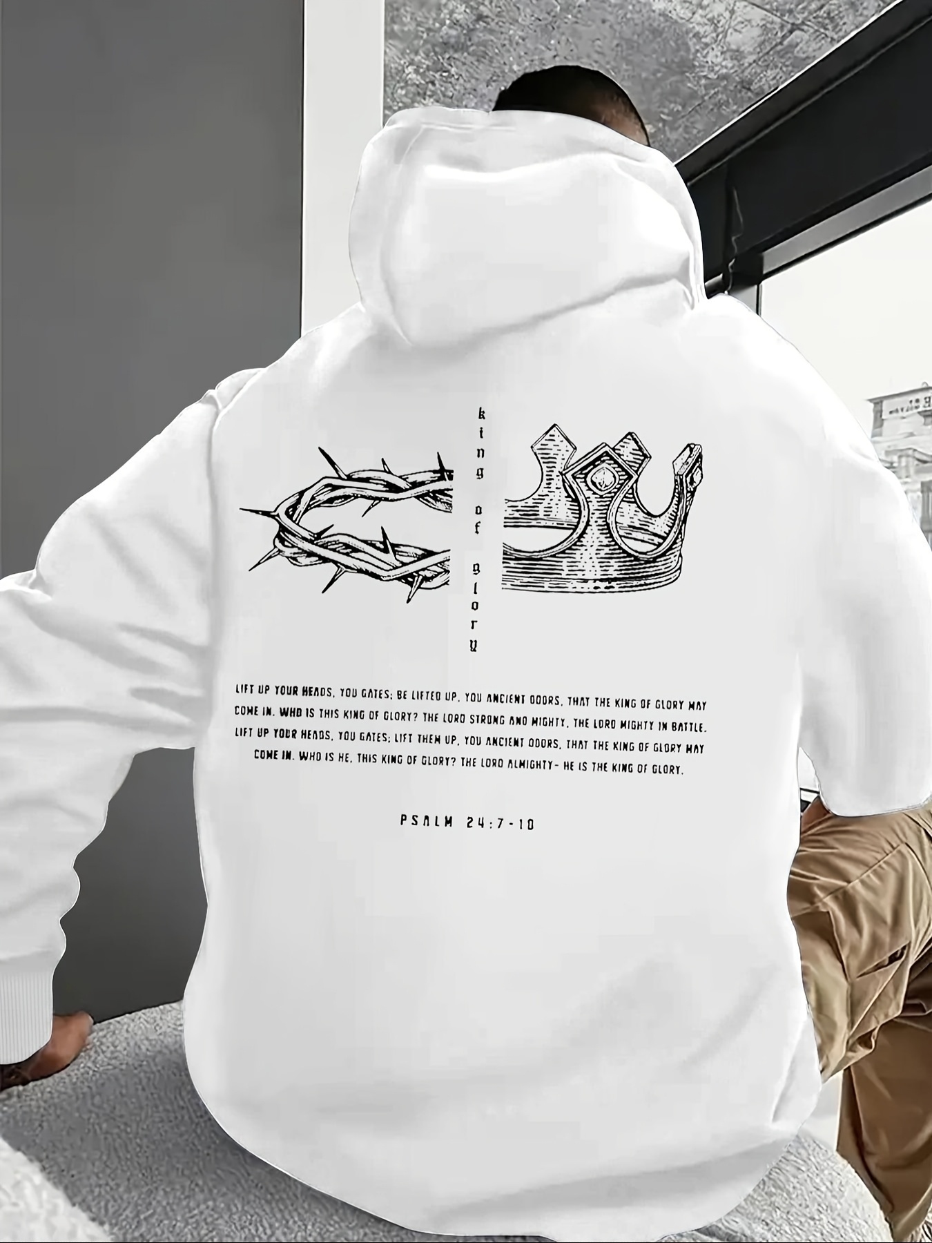 가을 필수템 남성 후드티 패션 그래픽 프린트 루즈핏 캐 - Street Fashion Essentials 리뷰 및 가격