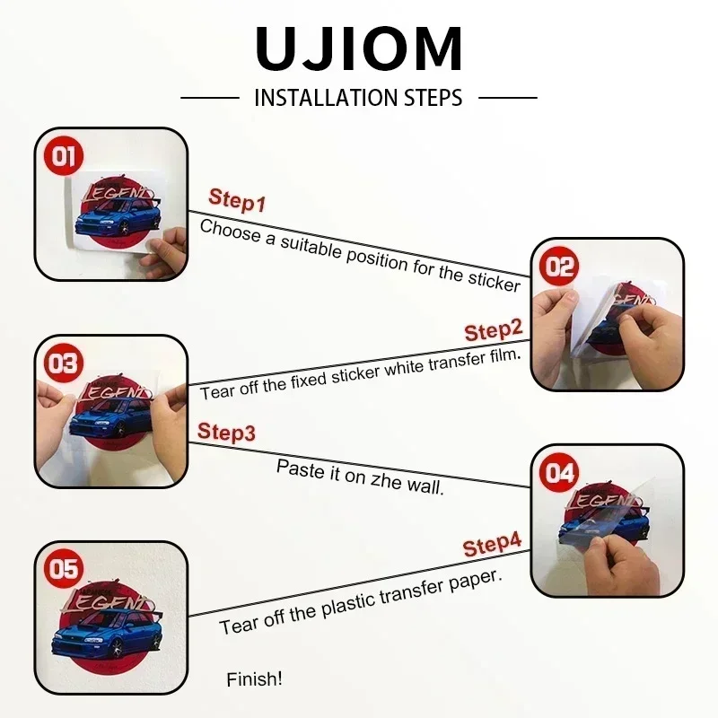 UJIOM 고딕 소녀 블랙 화이트 스티커 크리 에이 티 - Street Fashion Graffiti 리뷰 및 가격
