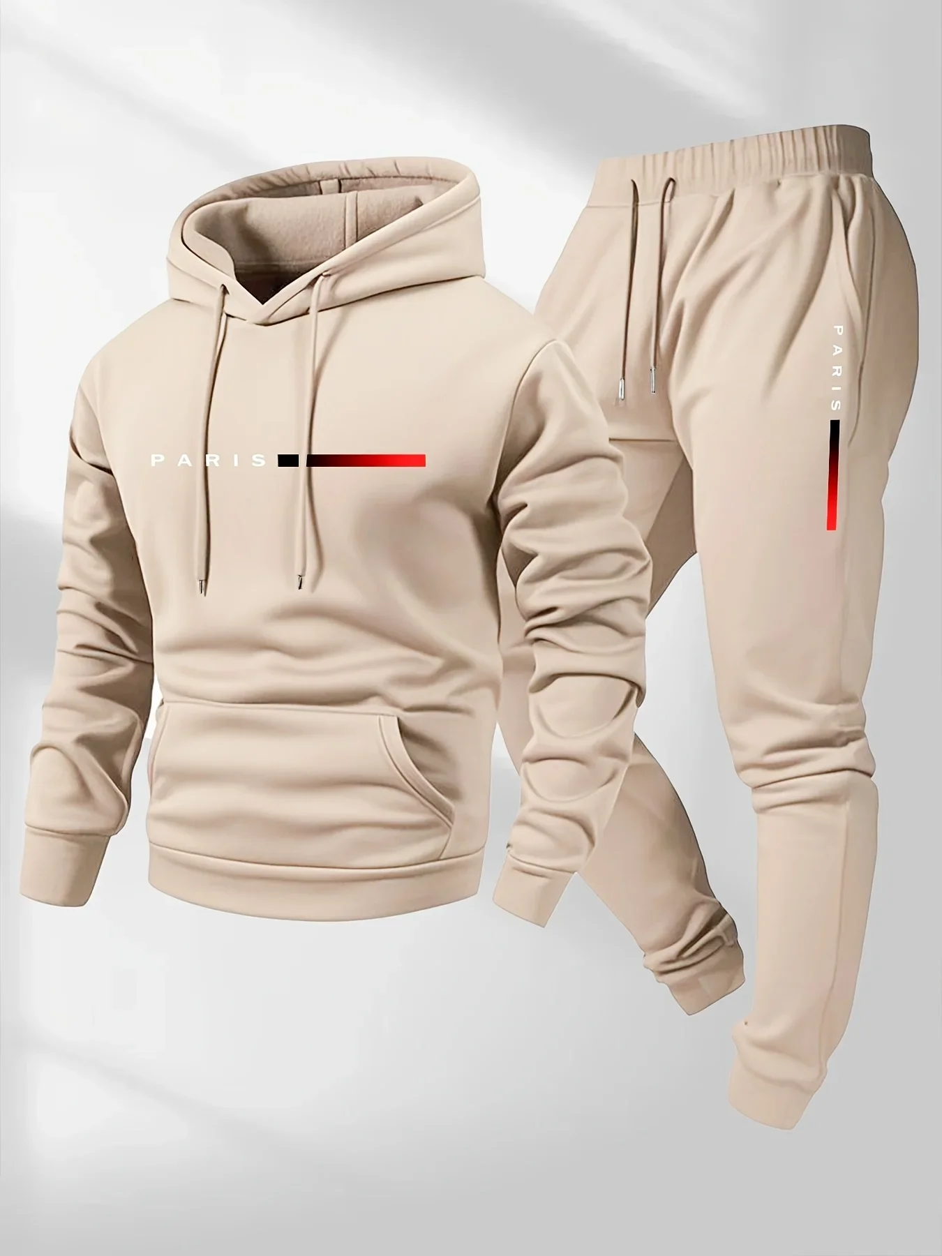 새로운 트렌드 스트리트 패션 레터 프린트 스포츠웨어 세 - Street Fashion Casual 리뷰 및 가격
