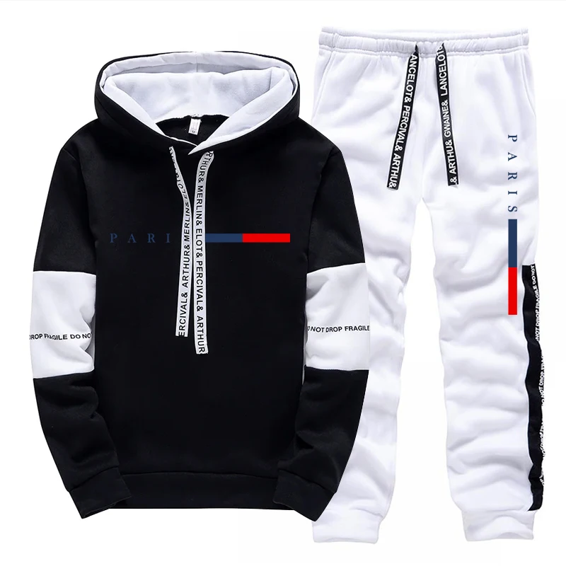 남성 세트/후드티/바지 파리 패션 가을 겨울 캐주얼 스 - Street Fashion Casual 리뷰 및 가격