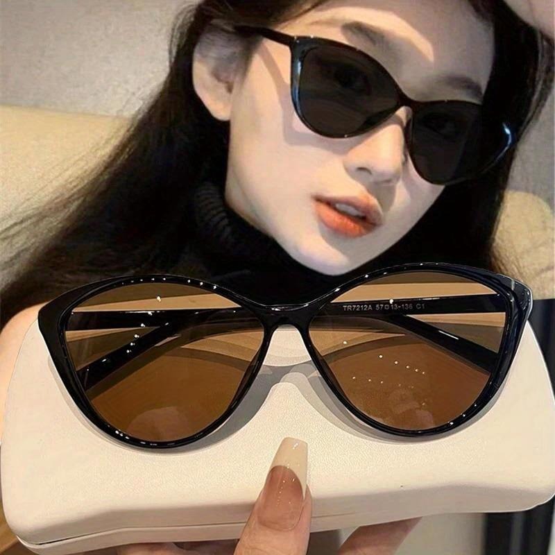 1Pc 레트로 프레임 고양이 눈 선글라스 여성 트렌디  - Street Fashion Glasses 리뷰 및 가격
